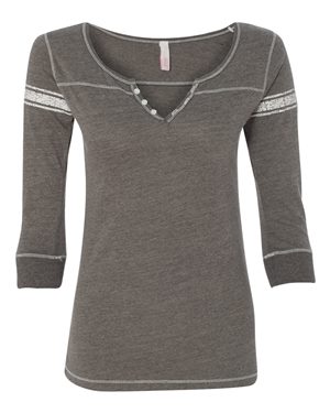 Women's Hailey Henley Three-Quarter Sleeve Shirt