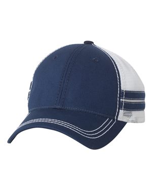 Trucker Cap with Stripes