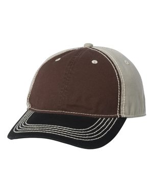 Washed Chino Cap with Contrast Stitching