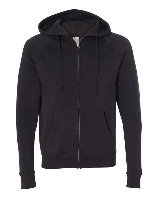 Unisex Special Blend Raglan Hooded Full-Zip Sweatshirt