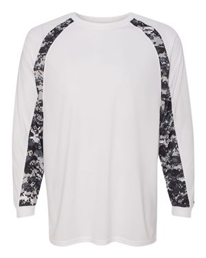 Digital Camo Hook Long Sleeve T-Shirt