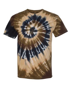 Multi-Color Spiral Short Sleeve T-Shirt