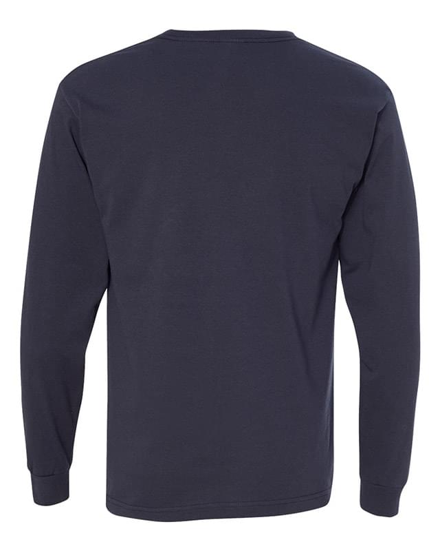 USA-Made 100% Cotton Long Sleeve T-Shirt