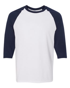 Heavy Cotton Three-Quarter Raglan Sleeve Baseball T-Shirt