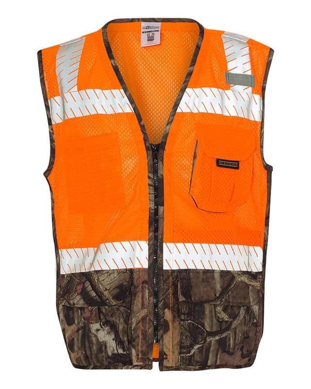 Class 2 Mossy Oak Camo Vest