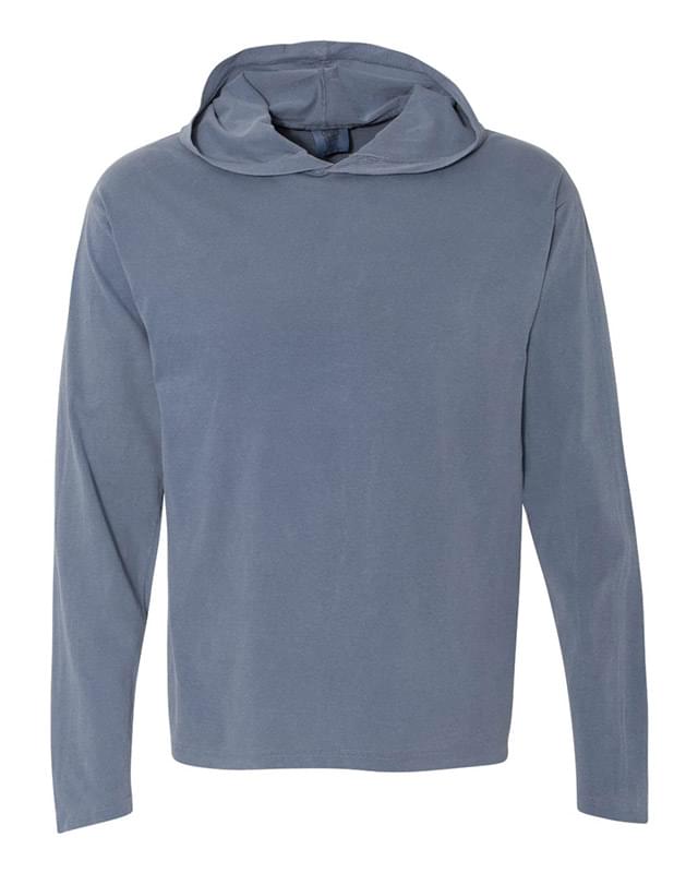 Garment Dyed Hooded Long Sleeve Tee