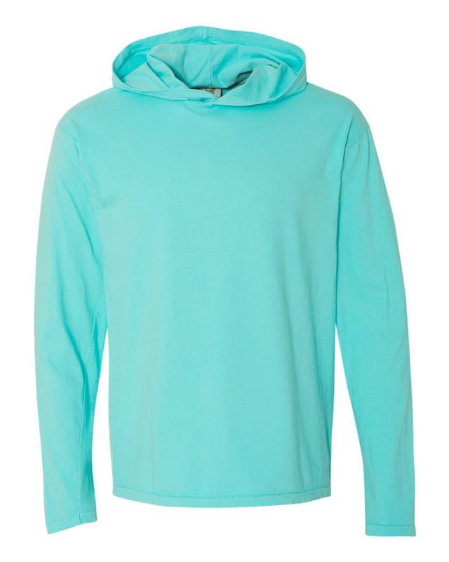 Garment Dyed Hooded Long Sleeve Tee