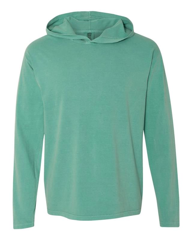Garment Dyed Hooded Long Sleeve Tee