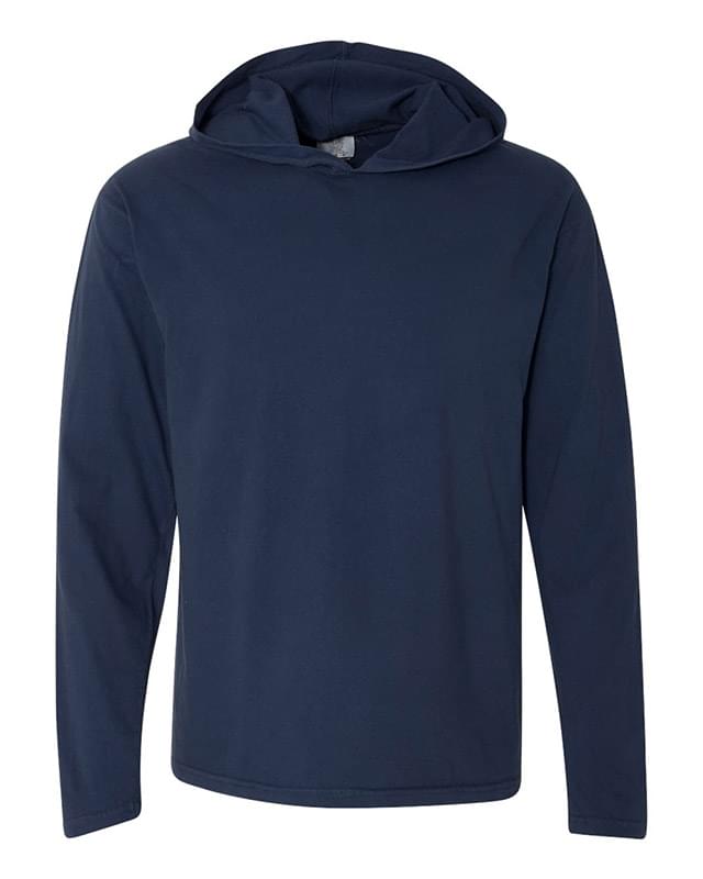 Garment Dyed Hooded Long Sleeve Tee