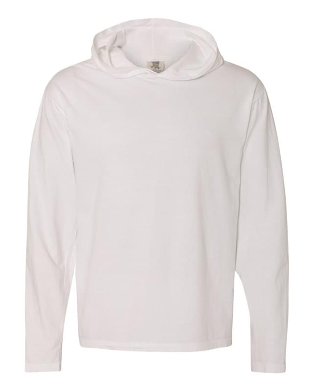 Garment Dyed Hooded Long Sleeve Tee