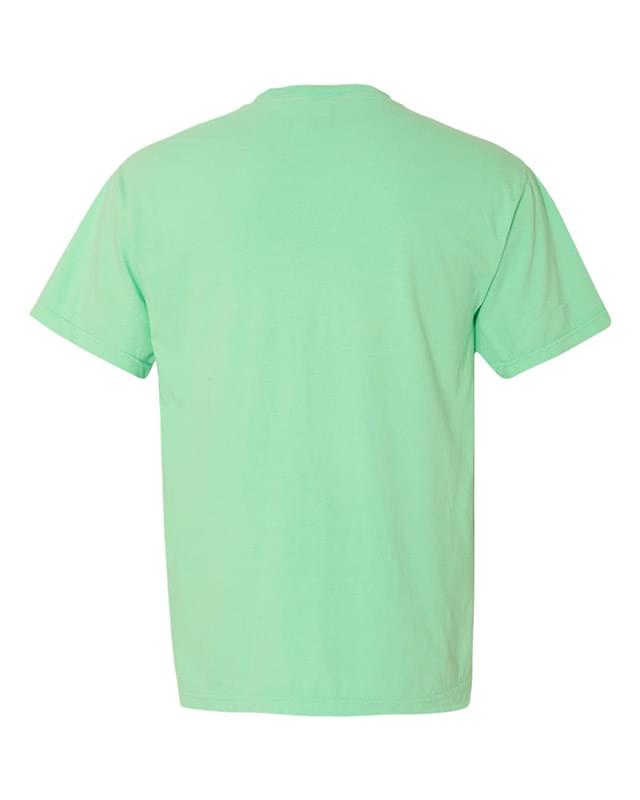 Garment Dyed Heavyweight Ringspun Short Sleeve Shirt with a Pocket