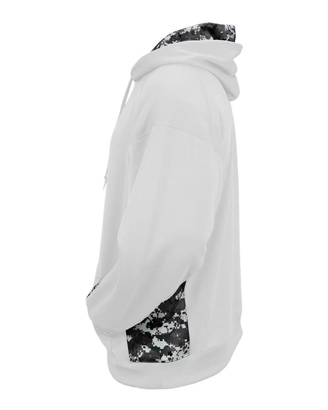 Digital Camo Colorblock Performance Fleece Hooded Sweatshirt