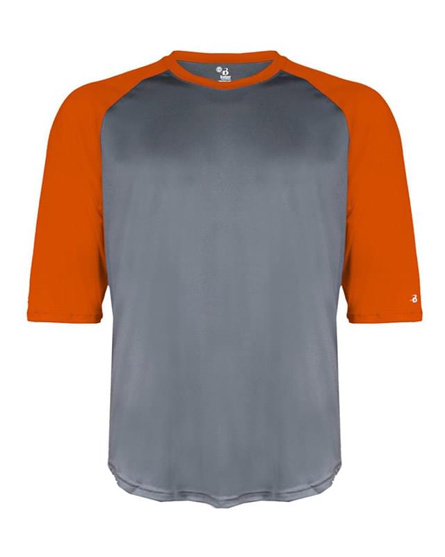 B-Core Three-Quarter Sleeve Baseball T-Shirt