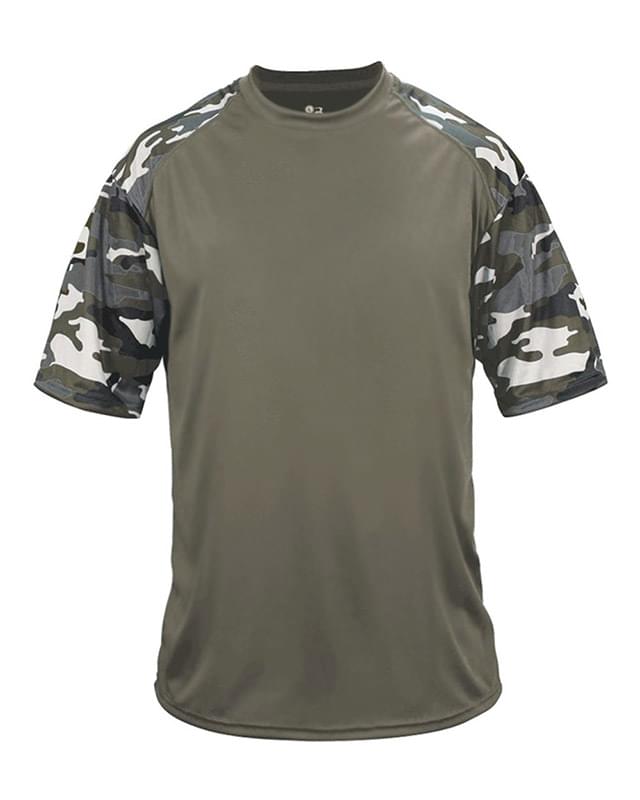Camo Sport T-Shirt Promotional Product Badger| Buy FP Custom Promo Items