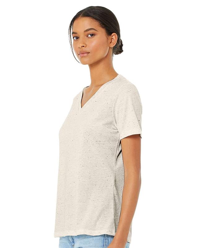 Women's Relaxed Triblend Short Sleeve V-Neck Tee