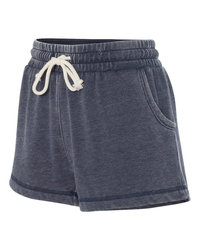 Women's Enzyme-Washed Rally Shorts