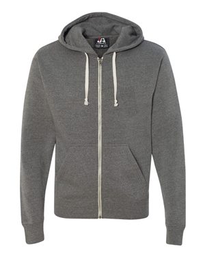 Triblend Hooded Full-Zip Sweatshirt