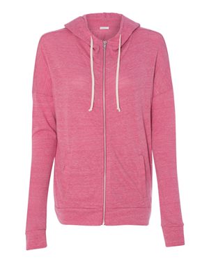 Women's Eco Jersey Cooldown Hooded Full-Zip