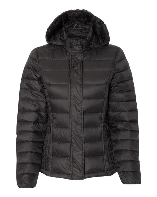 32 Degrees Women's Hooded Packable Down Jacket