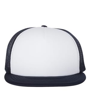 Foam Front Flat Bill Trucker Cap