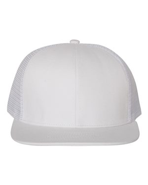Flat Bill Six-Panel Trucker Cap