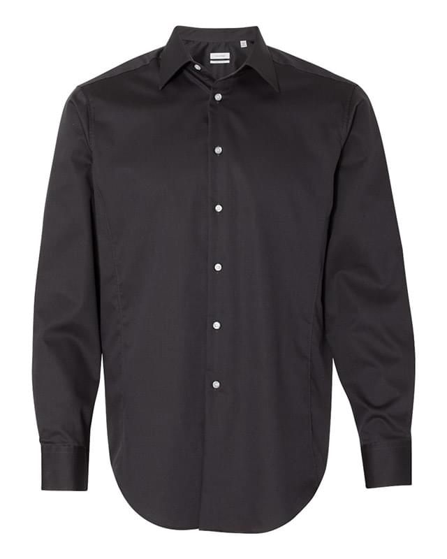 Slim Fit Non-Iron Dobby Pindot Shirt Slim Fit Non-Iron Dobby Pindot Shirt