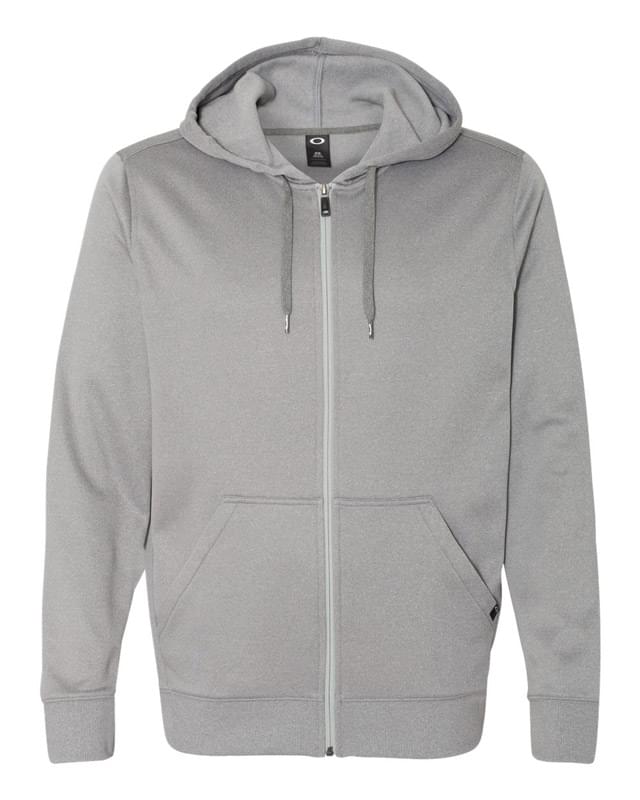 Poly Hooded Full-Zip Sweatshirt