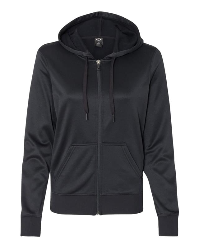 Poly Women's Hooded Full-Zip Sweatshirt