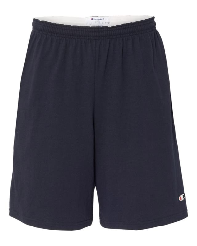 Champion 9" Inseam Cotton Jersey Shorts with Pockets