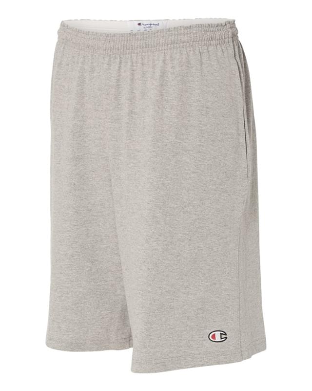 9" Inseam Cotton Jersey Shorts with Pockets