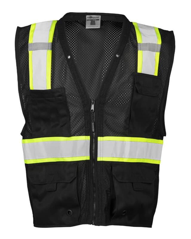 Enhanced Visibility Multi-Pocket Mesh Vest