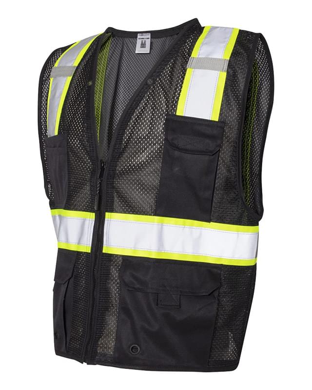 Enhanced Visibility Multi-Pocket Mesh Vest