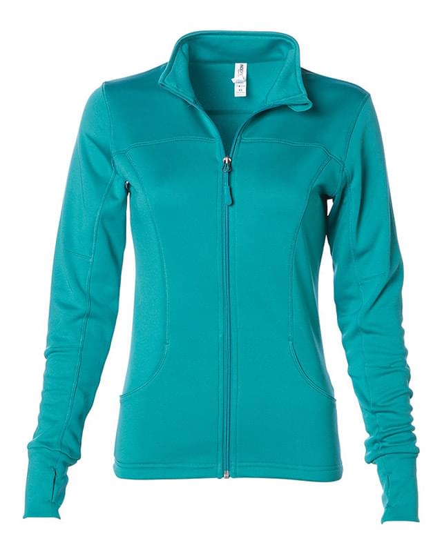 Independent Trading Co.® Custom Women's Poly-Tech Full-Zip Track Jacket