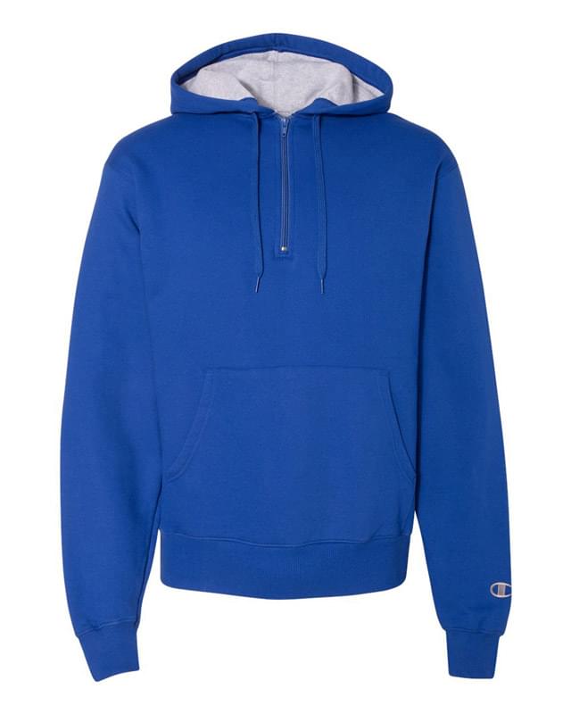 Cotton Max Hooded Quarter-Zip Sweatshirt