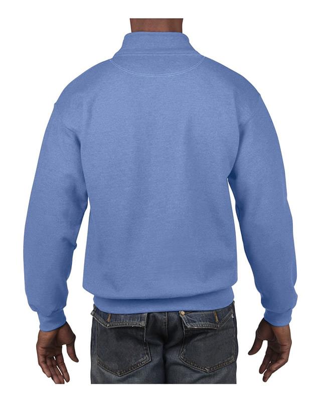 Garment-Dyed Quarter Zip Sweatshirt