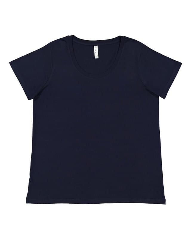 Curvy Collection Women's Scoopneck Tee