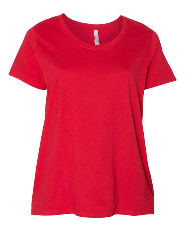 Curvy Collection Women's Scoopneck Tee