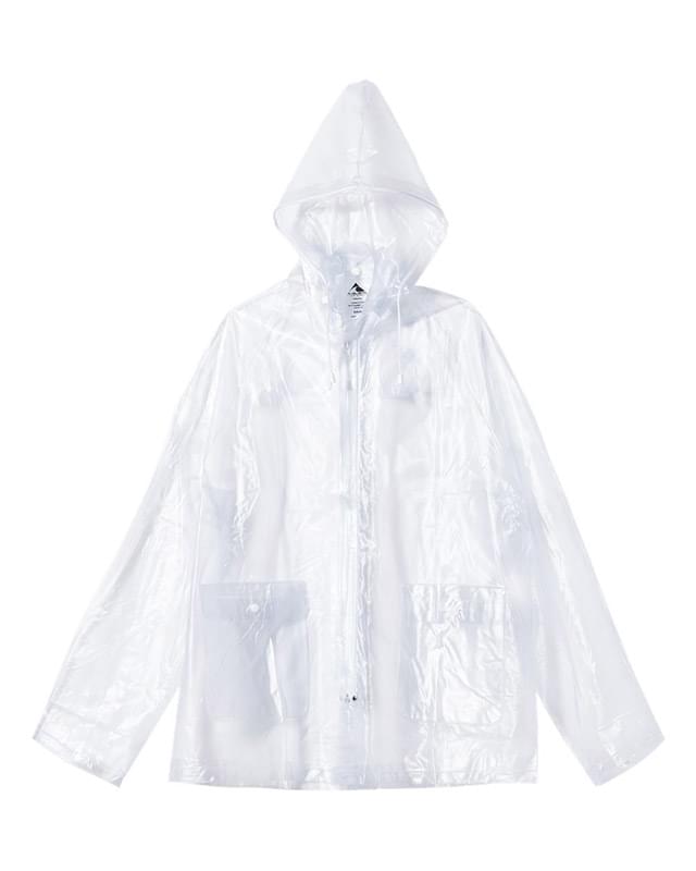 Clear Hooded Rain Jacket