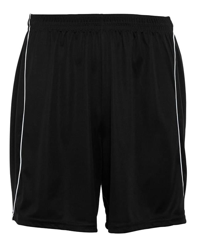 Wicking Soccer Shorts with Piping