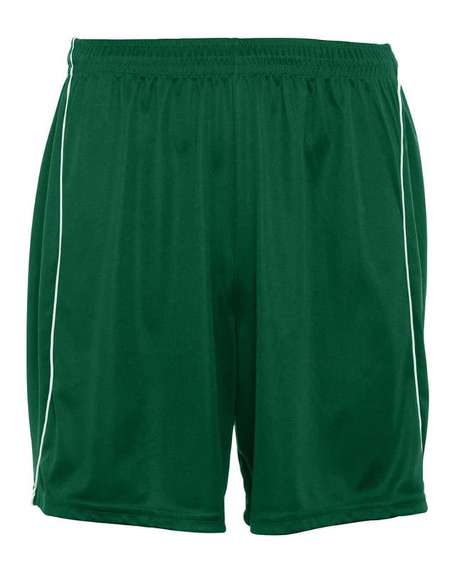 Wicking Soccer Shorts with Piping