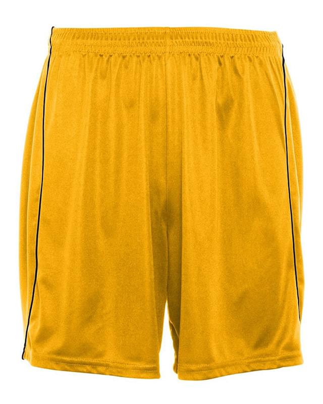 Wicking Soccer Shorts with Piping