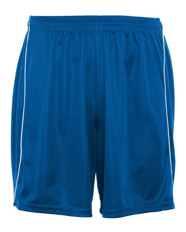 Wicking Soccer Shorts with Piping