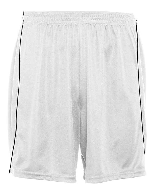 Wicking Soccer Shorts with Piping