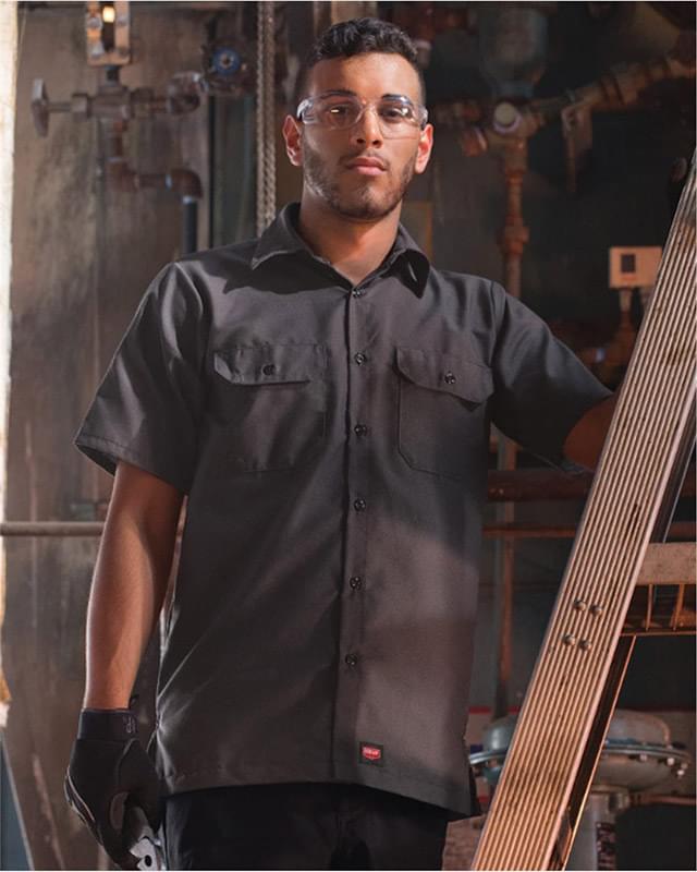 Ripstop Short Sleeve Work Shirt - Tall Sizes