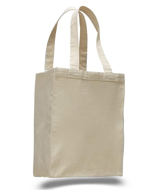 12L Canvas Gusset Shopping Tote