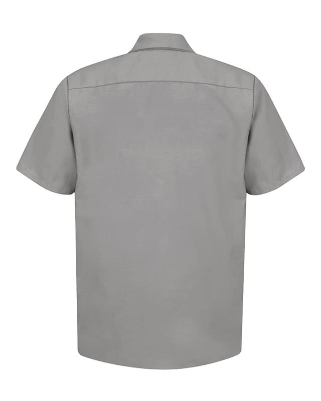 Short Sleeve Work Shirt Long Size