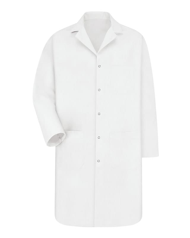 Gripper Front Lab Coat