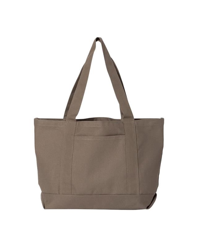 Pigment Dyed Premium 12 Ounce Canvas Gusseted Tote