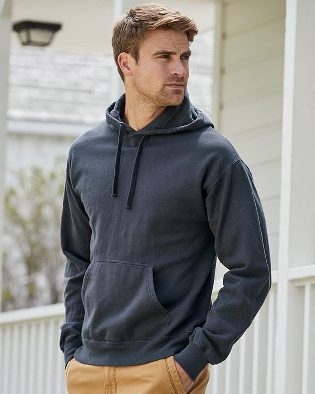 Garment-Dyed Hooded Sweatshirt