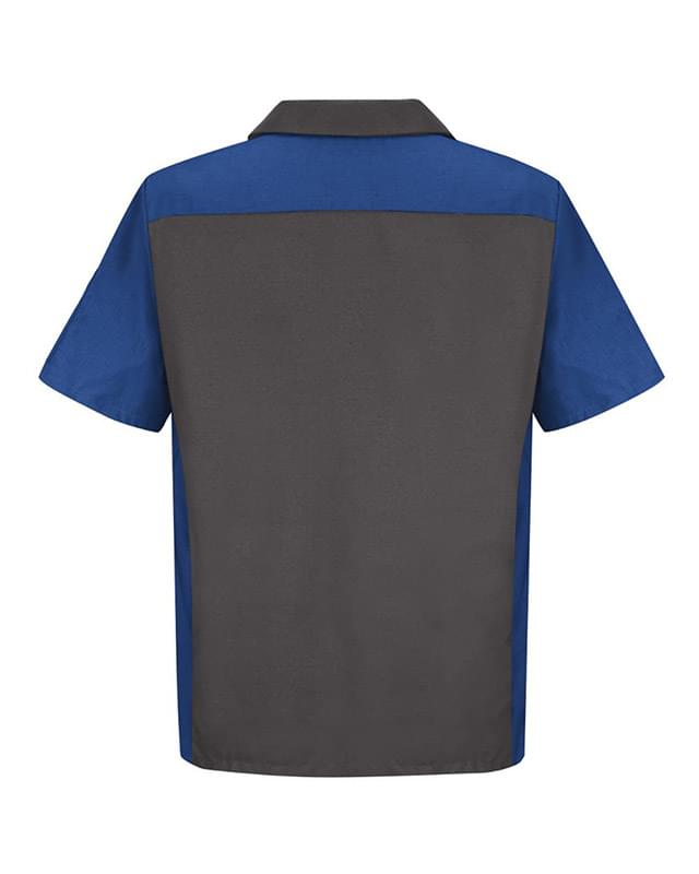 Short Sleeve Automotive Crew Shirt - Long Sizes